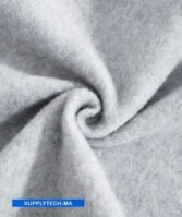 Sweat gris chiné unisexe sans capuche - polycoton – Image 2