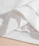 Sweat à capuche blanc unisexe avec Poche Kangourou - polycoton – Image 3