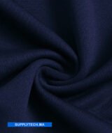 Sweat à capuche premium bleu marine unisexe avec Poche Kangourou-coton – Image 7