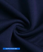 Sweat bleu foncé unisexe sans capuche - polycoton – Image 3