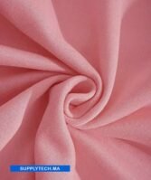 Sweat à capuche rose claire unisexe avec Poche Kangourou - polycoton