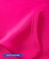 Sweat à capuche rose foncé claire unisexe avec Poche Kangourou - polycoton – Image 3