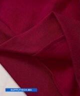 Sweat à capuche bordeaux unisexe avec Poche Kangourou - polycoton – Image 5