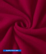 Sweat à capuche bordeaux unisexe avec Poche Kangourou - polycoton – Image 6