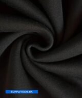 Sweat noir unisexe sans capuche - polycoton – Image 10