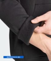 Sweat à capuche premium noir unisexe avec Poche Kangourou-coton – Image 10