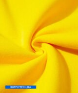 Sweat à capuche jaune claire unisexe avec Poche Kangourou - polycoton – Image 2