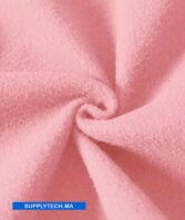 Sweat à capuche rose claire unisexe avec Poche Kangourou - polycoton – Image 4