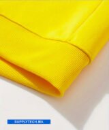 Sweat à capuche jaune claire unisexe avec Poche Kangourou - polycoton – Image 7