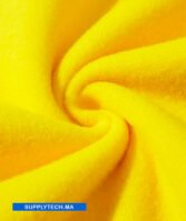 Sweat à capuche jaune claire unisexe avec Poche Kangourou - polycoton – Image 8