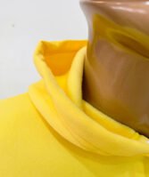 Sweat à capuche jaune claire unisexe avec Poche Kangourou - polycoton – Image 5