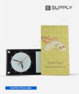 Horloge rectangulaire en Verre Miroir pour Sublimation - 30×16 cm – Image 3