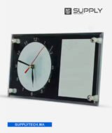 Horloge rectangulaire en Verre Miroir pour Sublimation - 30×16 cm – Image 5