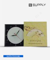 Horloge en Verre Miroir Carré pour Sublimation - 20×20 cm – Image 4