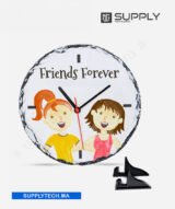 Horloge ronde en ardoise vierge pour sublimation (diamètre 20 cm) – Image 4