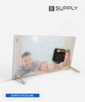 Horloge en Verre Rectangulaire pour Sublimation - 16×30 cm – Image 3