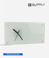 Horloge en Verre Rectangulaire pour Sublimation - 16×30 cm – Image 2