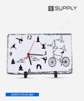 Horloges A4 en ardoise vierges pour sublimation - Format 20x30 cm