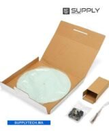 Horloge en Verre Ronde pour Sublimation - 20 cm de Diamètre – Image 4