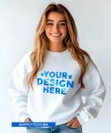 Flex bleu effet métallisé - miroir - special textile – Image 3