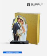 Petit Trophée Polygone en Cristal pour Sublimation - PF01