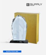 Petit Trophée Polygone en Cristal pour Sublimation - PF01 – Image 2