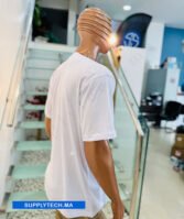 T-shirt blanc Oversize essentiel - 180 g/m² – Image 2