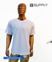 T-shirt blanc Oversize essentiel - 180 g/m²