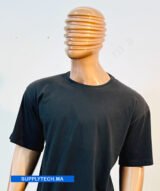 T-shirt noir Oversize essentiel - 180 g/m² – Image 3