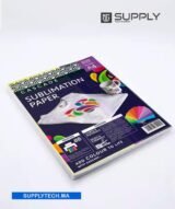 Papier A4 de Sublimation 100g Dos blanc - Pack de 100 Feuilles – Image 2