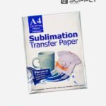 Papier A4 de Sublimation 100g Dos Rose - Pack de 100 Feuilles