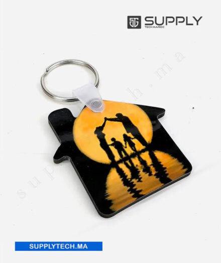 Porte-Clés house en MDF pour Sublimation