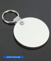 Porte-Clés Rond en MDF pour Sublimation – Image 2