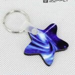 Porte-Clés étoile en MDF pour Sublimation