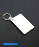 Porte-Clés rectangulaire en MDF pour Sublimation – Image 2