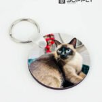 Porte-Clés Rond en MDF pour Sublimation MB03- 5555A