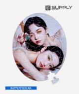 Puzzles oval de sublimation - Format (24 x19 cm)