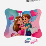 Puzzle en Forme de Papillon - Support Cartonné (20 cm x 25 cm)