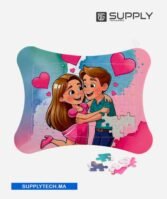 Puzzle en Forme de Papillon - Support Cartonné (20 cm x 25 cm)