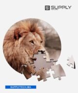 Puzzles rond de sublimation - Diamètre 20 cm