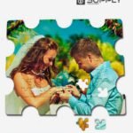 Puzzle Rectangulaire de sublimation - Support Cartonné (20 cm x 25 cm)