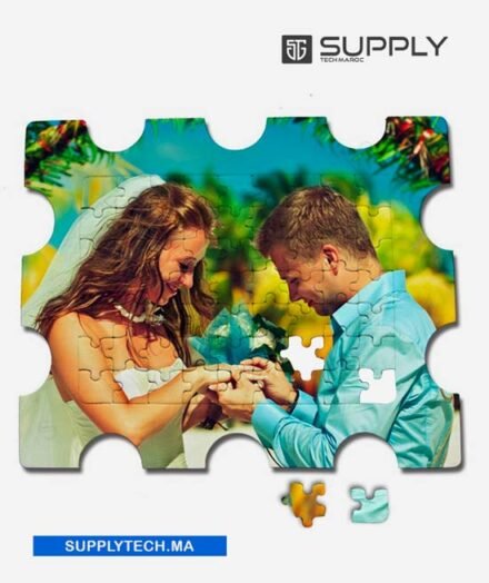 Puzzle Rectangulaire de sublimation - Support Cartonné (20 cm x 25 cm)