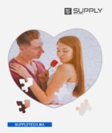 Puzzles Forme de Cœur de sublimation - (20 x 20 cm)