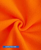 Sweat à capuche orange unisexe avec Poche Kangourou - polycoton – Image 6