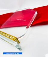 Trophée polygonale Transparent en Cristal - Gravure Laser et Marquage UV – Image 4