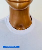 T-shirts blanc essentiel coton unisexe - manches courtes – Image 4