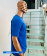 T-shirts bleu roi essentiel coton unisexe - manches courtes – Image 2