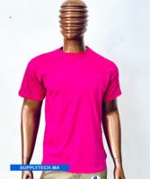 T-shirts rose fushia essentiel coton unisexe - manches courtes – Image 5