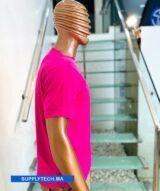 T-shirts rose fushia essentiel coton unisexe - manches courtes – Image 2