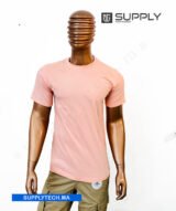 T-shirts saumon essentiel coton unisexe - manches courtes